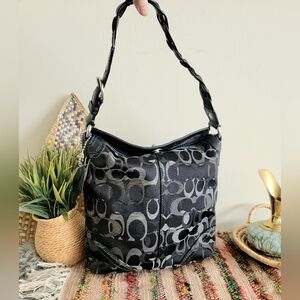 Rare Coach shoulder bag vintage black Hobo Bag